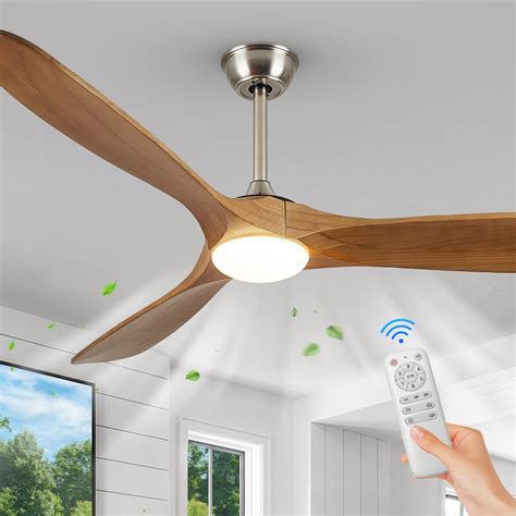 natural wood ceiling fan with light|rustic 60 inch ceiling fan.